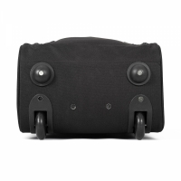 Troler cabina avion, 2 roti, 3 manere, negru, 48 x 32 x 23 cm, WE101